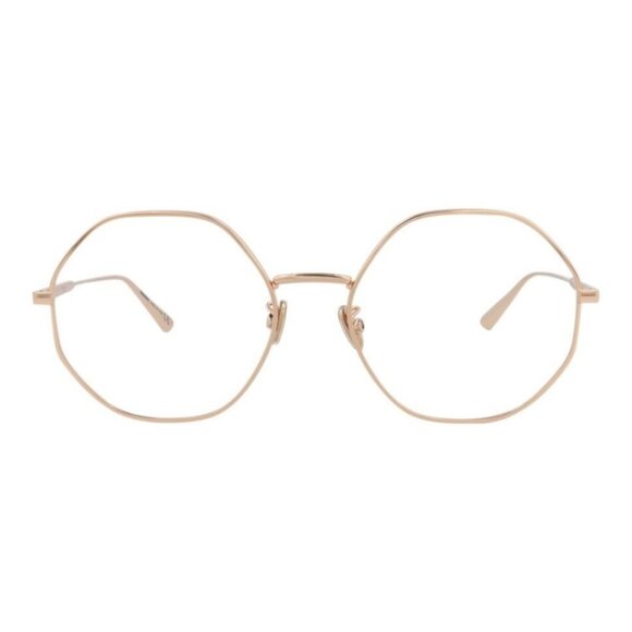 Dior Womens Round/Oval Gold Gold Transparent Fashion Designer Eyewear - Picture 2 of 4